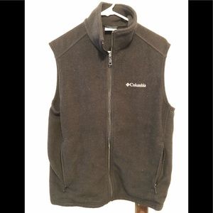 Men’s Black Columbia Fleece Vest